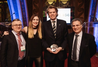 Iveco Stralis Natural Power awarded during the 2017 European Gas Awards of Excellence