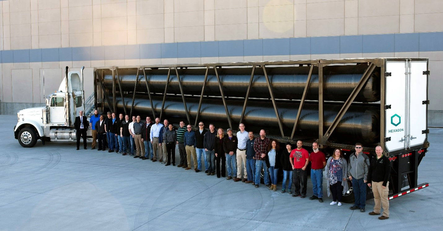 TITAN 53 - world's largest composite CNG tanks