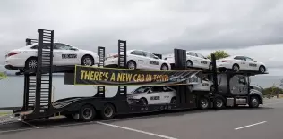 Delivery of LPG-powered Toyota Camry Hybrids for 13CABS, Australia