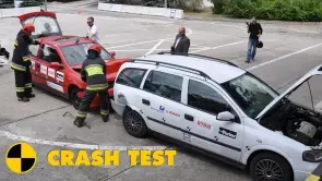 LPG car crash test